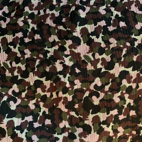 French condition black multi floral dress 3/4 length leaves size4 mint condition - Picture 9 of 10